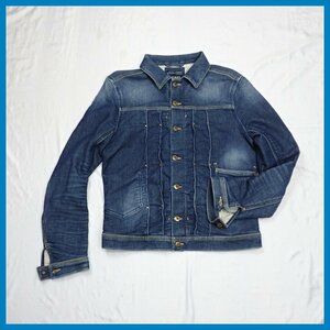 ★DIESEL/ディーゼル ジョグジーンズ デニムジャケット メンズM/インディゴ/コットン/ストレッチ/Gジャン&1240200350