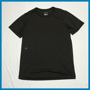 ★美品 NEUTRALWORKS/ニュートラルワークス NSKIN 半袖Tシャツ メンズL/ブラウン×グレー/ロゴプリント/クルーネック&1331000251