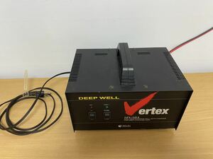 岡田商事 （Vertex ）バッテリー充電器 （12V 10A ）DEEP （WELL ）充電器 （中古）現状出品（動作確認済み）