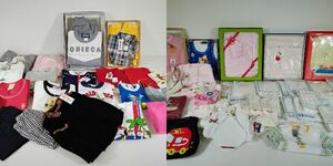 [ tag attaching unused goods great number ] Showa Retro child clothes baby clothes underwear Disney Homeless Child etc. that time thing together large amount #0495/1
