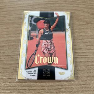 BBM 2023 Crown テニス　加藤未唯　レギュラーカード　110枚限定