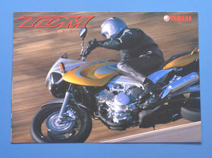 【Y1990-32】ヤマハ　TDM850　YAMAHA　TDM850　1999年4月　カタログ　4サイクル　水冷DOHC　5バルブ　並列2気筒