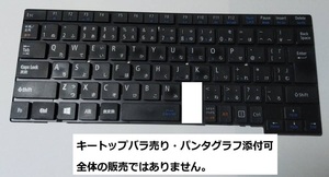 NEC VersaPro VX-4 VKT16/X VKT16/X-4 VKT16X-4 PC-VKT16XZA4 PC-VKT16XZG4 PC-VKT16XZH4 キーボード キートップ バラ売り 修理パーツ 