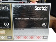 【NEW！新品未開封】【2-SET￥1,000 Start！】【Reel to reel tape 7inch｜4TRACKオープンリール】SCOTCH HIGH OUTPUT/LOW NOISE 60 & ～_画像5