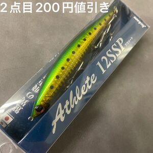 新品未使用　アスリート 12SSP 33g GGR ゴールドグリーン