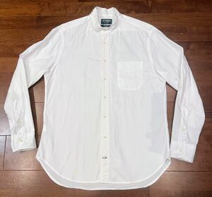 ギットマンヴィンテージ GITMAN バンドカラーシャツ 白 16 L|インディビジュアライズドシャツ エンジニアードガーメンツ バルバ ファナモレ