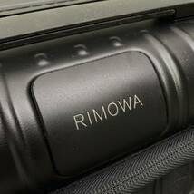 新型 RIMOWA リモワ スーツケース キャリーケース ブラック 4輪 マルチホイール_画像5