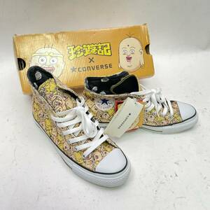 新品未使用 CONVERSE 珍遊記 漫画太郎 コラボ スニーカー ハイカット AS COMIC NIPPON MG HI YELLOW 25.5cm