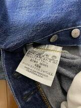 Levis リーバイス 201XX 米国製 USA ジーンズ ジーパン 赤耳 バックストラップ 555 検）501XX_画像7