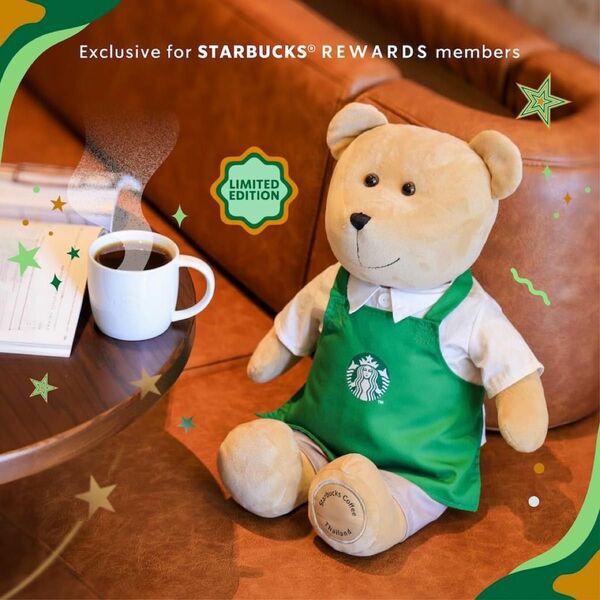 【会員限定発売】STARBUCKS Thailand 特大ベアリスタ