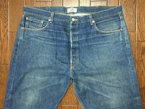  Levi's Levi*s 501 w42.... blue jeans big size large Denim pants strut reticulum ji- bread 