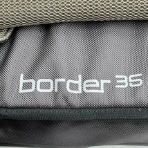 ⑧ BN3245□ 旧ロゴ GREGORY グレゴリー BORDER35 ボーダー バックパック PC収納有 グレー ブラック_画像3