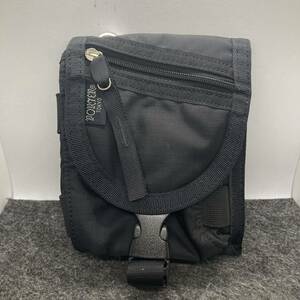 KO1860□PORTER ポーター TRIP トリップ CAMERA CASE カメラケース ブラック カラビナ付き ポーチ マルチケース