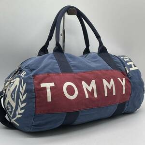 ★BN3001□TOMMY HILFIGER トミー ヒルフィガー ダッフルバッグ ボストンバッグ 2way ショルダー ネイビー