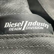 ⑥BN3114□DIESEL ディーゼル リバーシブル サッチェルバッグ トートバッグ ハンドバッグ エコファー デニム 2WAY 状態良好_画像7