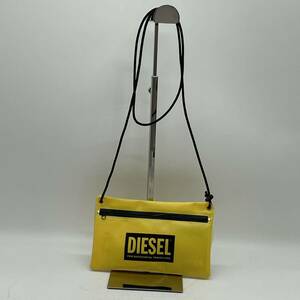 BN3185● DIESEL ディーゼル ミニショルダーバッグ サコッシュ イエロー ナイロン