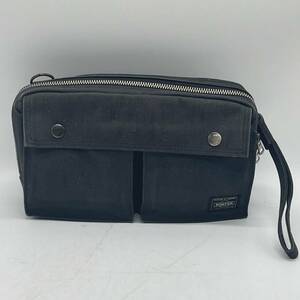 ★BN3386●PORTER SMOKY ポーター スモーキー セカンドバッグ ブラック ナイロン