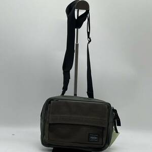 ☆BN3445□PORTER ポーター PRISM プリズム SHOULDER BAG ショルダーバッグ ナイロン オリーブ カーキ