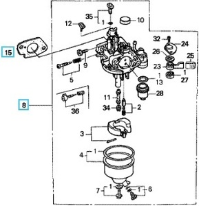 Honda ホンダ除雪機 キャブレター ガスケット セット HS1310Z HS1390Z HS1390i HSM1390i