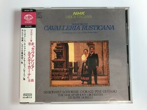 TG407 ジュゼッペ・モレルリ / NHK交響楽団 マスカーニ 歌劇 カヴァレリア・ルカティカーナ 全曲 【CD】 209