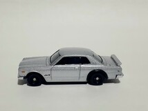 絶版 トミカ スカイライン 2000 GTーR ミニカー レア 株主限定バージョン シルバー TOMICA SKYLINE Mini car 外箱なし ハコスカ CZ11ガチャ_画像3