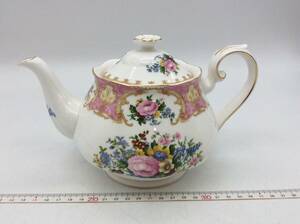 #2486 ROYAL ALBERT ロイヤルアルバート ティー コーヒー ポット ledy carlyle レディーカーライル 洋食器 テーブルウェア 長期保管 現状品