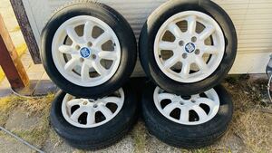 MINILITE14インチ 155/65R14バリ山タイヤ付