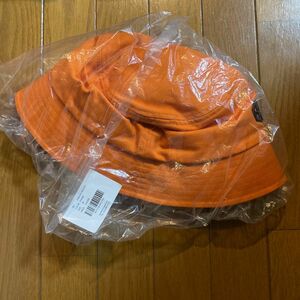 ばんばんざい　ギッシャー　ロゴ入　バケットハット　オレンジ　Mサイズ　帽子　メンズ　レディース