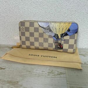 LOUIS VUITTON ルイヴィトン ダミエ イリュストレ ジッピーウォレット 長財布 