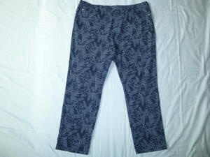 579! прекрасный товар! общий рисунок брюки (5L W101-109) темно-синий 