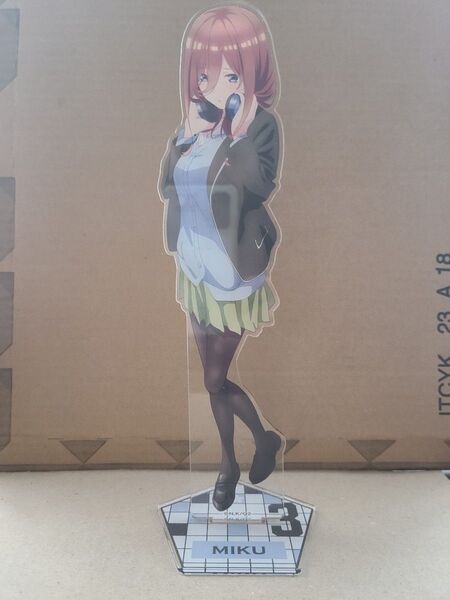 五等分の花嫁 アクリルフィギュアL(告白) アクリルスタンド 中野三玖