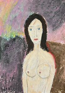 Art hand Auction Painter hiro C Chorus, artwork, painting, pastel painting, crayon drawing