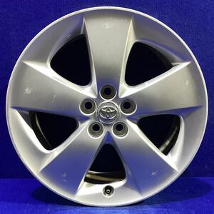 トヨタ 30系 プリウス ZVW30＊17インチ＊純正ホイール＊17x7J/オフセット+50/PCD100-5H＊単品1本【4/4】