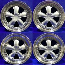 前後異サイズ＊AME MODELART(モデラート)＊17インチホイール＊17x8JJ(9JJ)/オフセット+45/PCD114.3-5H＊4本セット_画像1