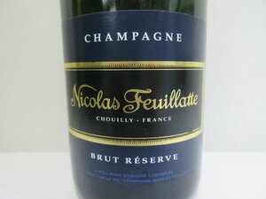 ニコラ フィアット ブリュット レゼルヴ Nicolas Feuillatte BRUT RESERVE 750ml 12% シャンパン 未開栓 古酒/A37669
