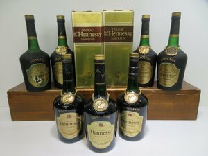 7本セット ヘネシー ナポレオン(ブラスドール×2) Hennessy NAPOLEON 700ml コニャックブランデー 未開栓 古酒 1円スタート 箱×2/2-6-2