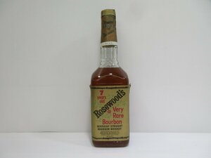 ローズウッド 7年 ベリーレア バーボン Rosewood's 750ml 43% ウイスキー 未開栓 古酒 ラベル浮き有り/B35476