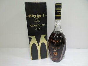 マキシム ド パリ XO MAXIM'S DE PARIS 700ml 40% アルマニャックブランデー 未開栓 古酒 箱付き/B35394