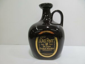 オールドパ― 12年 デラックス 茶 陶器 Old Parr De Luxe 750ml/1553g 43% スコッチウイスキー 未開栓 古酒/B35373