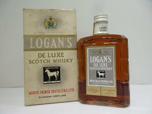 ローガン デラックス LOGAN'S DE LUXE 容量度数不明 スコッチウイスキー 古酒 ※キャップフィルム切れ 箱付き/B35418