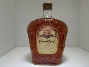 クラウン ローヤル 1000ml/1L 40% Crown Royal カナディアンウイスキー ※紙封破れあり 未開栓 古酒 /B35627