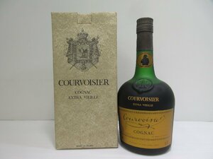 クルボアジェ エクストラ ヴィエイユ COURVOISIER EXTRA VIEILLE 700ml 40% コニャックブランデー 未開栓 古酒 箱付き/C20288