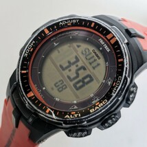 ★送料無料！カシオ CASIO プロトレック PRO TREK PRW-3000 オレンジ　電波ソーラー_画像4