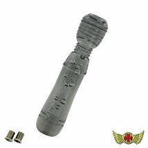 MADMAX トラック用品 DENMA シフトノブ 泡 200mm 変換アダプター付 スモーク/アクティー オッティ キャリィ ピクシス 【送料800円】_画像1