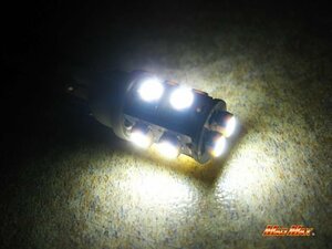 MADMAX トラック用品 LED T10 ウェッジ球SMD 10連 ホワイト2個SET 24V ウエッジ球 バルブ 電球 ポジション球【メール便送料200円】