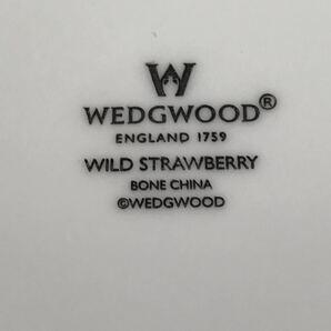 A2402-3037 WEDGWOOD WILDSTRAWBERRY プレート 80サイズ梱包予定の画像6
