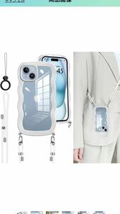 iphone15 case iPhone 15 case .phone15 case shoulder strap 2 sheets attaching cord attaching neck ..