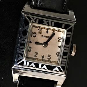 Gruen Gruen Vintage (1936 year ) list watch men's wristwatch 