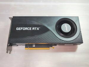 RTX 3060TI 外排気 ブロワ ZOTAC nvidia GEFORCE RTX3060TI 8GB DDR6 HDMI/DP*3 ZT-A30610A グラフィックボード グラボ 動作確認済み