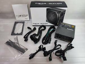 FractalDesign ION SFX 500G(FD-PSU-ION-SFX-500G-BK) 500W 10年保証（2023年6月購入） 80PLUS GOLD 電源ユニット フルプラグイン 美品